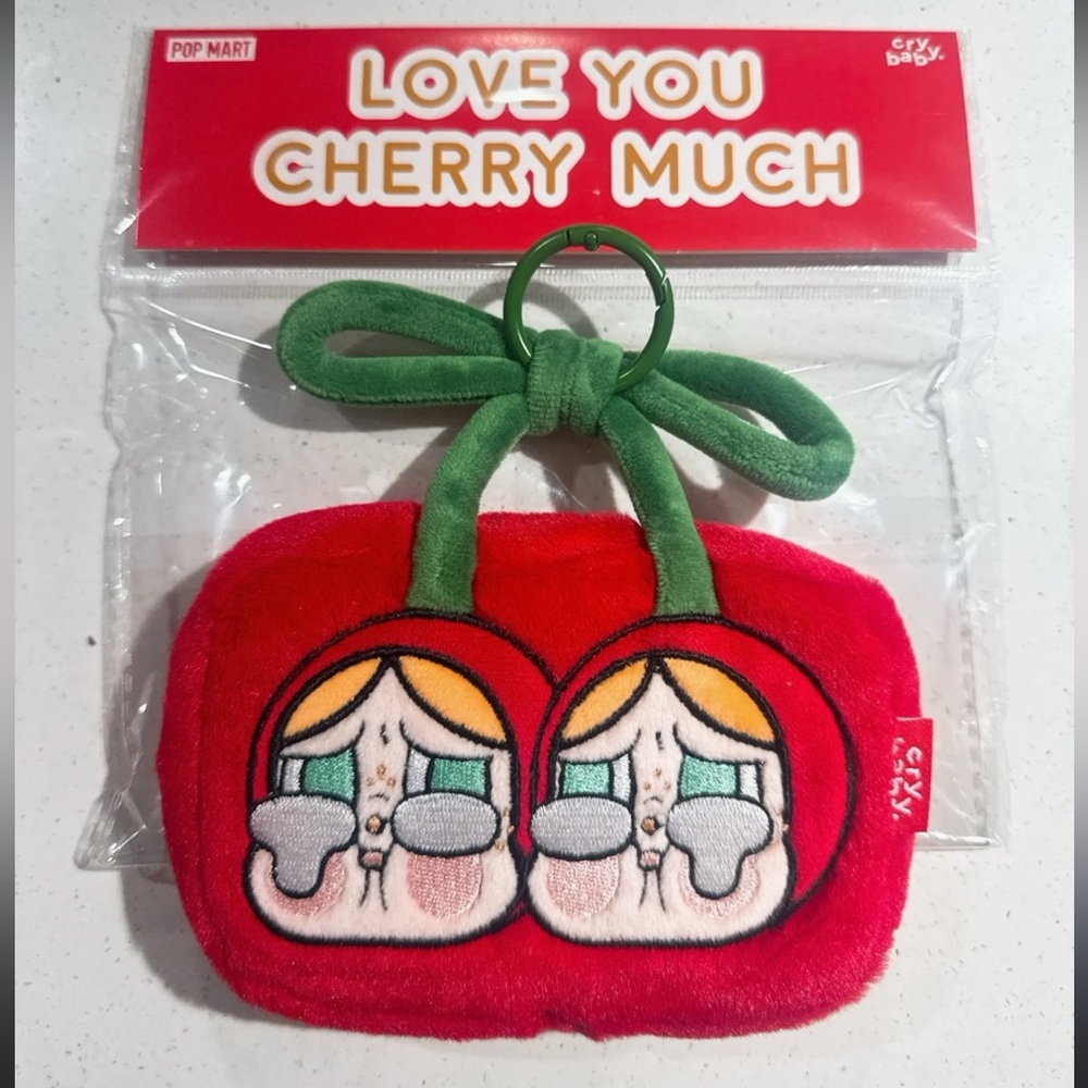Pop Mart  Crybaby Love You Cherry Much Pouch